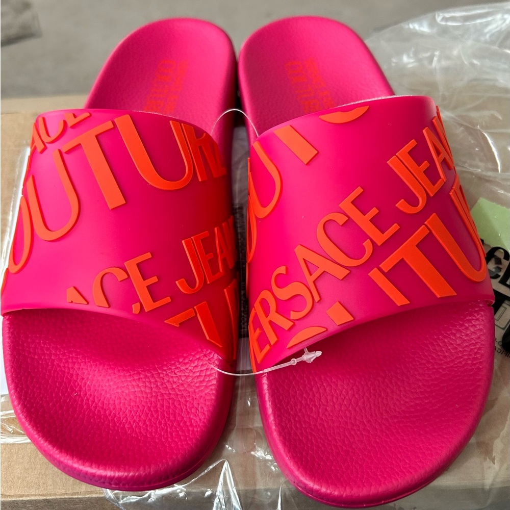 Authentic Versace Jean Couture Pool Slides